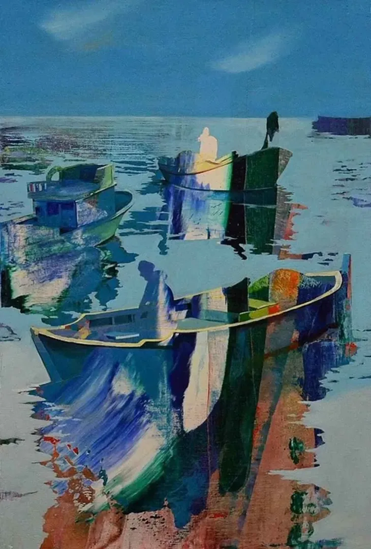 ÜMİT TÜRK — “isimsiz”, 2013 "isimsiz" eseri ÜMİT TÜRK tarafından 2013 yılında 60x40 cm ölçülerinde Tuval üzeri yağlı boya tekniği ile yapılmıştır.