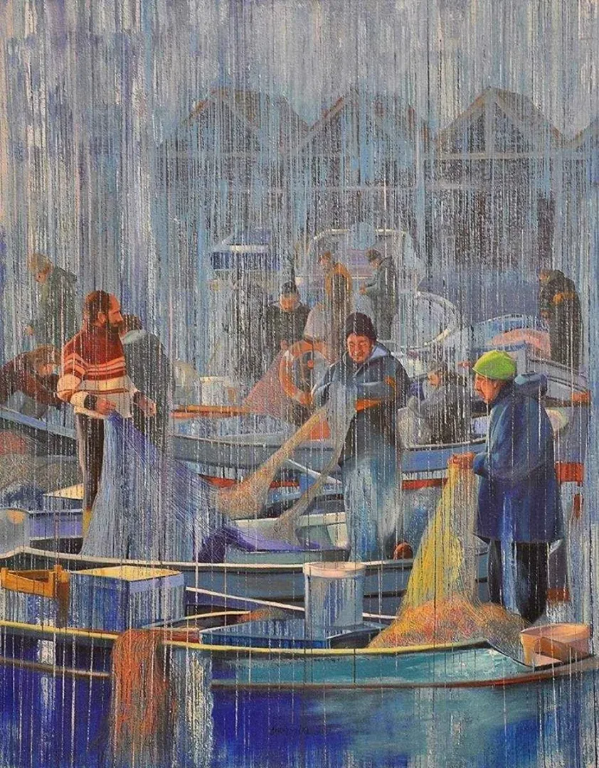 ÜMİT TÜRK — “isimsiz”, 2013 "isimsiz" eseri ÜMİT TÜRK tarafından 2013 yılında 93x72 cm ölçülerinde Tuval üzeri yağlı boya tekniği ile yapılmıştır.