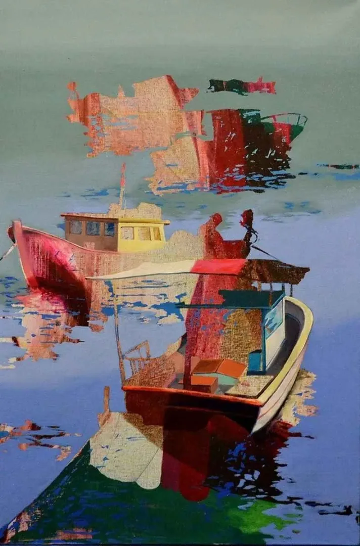 ÜMİT TÜRK — “isimsiz”, 2013 "isimsiz" eseri ÜMİT TÜRK tarafından 2013 yılında 60x40 cm ölçülerinde Tuval üzeri yağlı boya tekniği ile yapılmıştır.