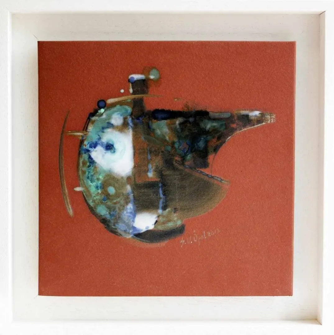 "isimsiz" eseri VEYSEL ÖZEL tarafından 2012 yılında 30x30 cm ölçülerinde Seramik tekniği ile yapılmıştır.