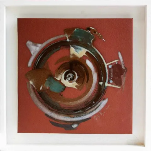 "isimsiz" eseri VEYSEL ÖZEL tarafından 2012 yılında 30x30 cm ölçülerinde Seramik tekniği ile yapılmıştır.