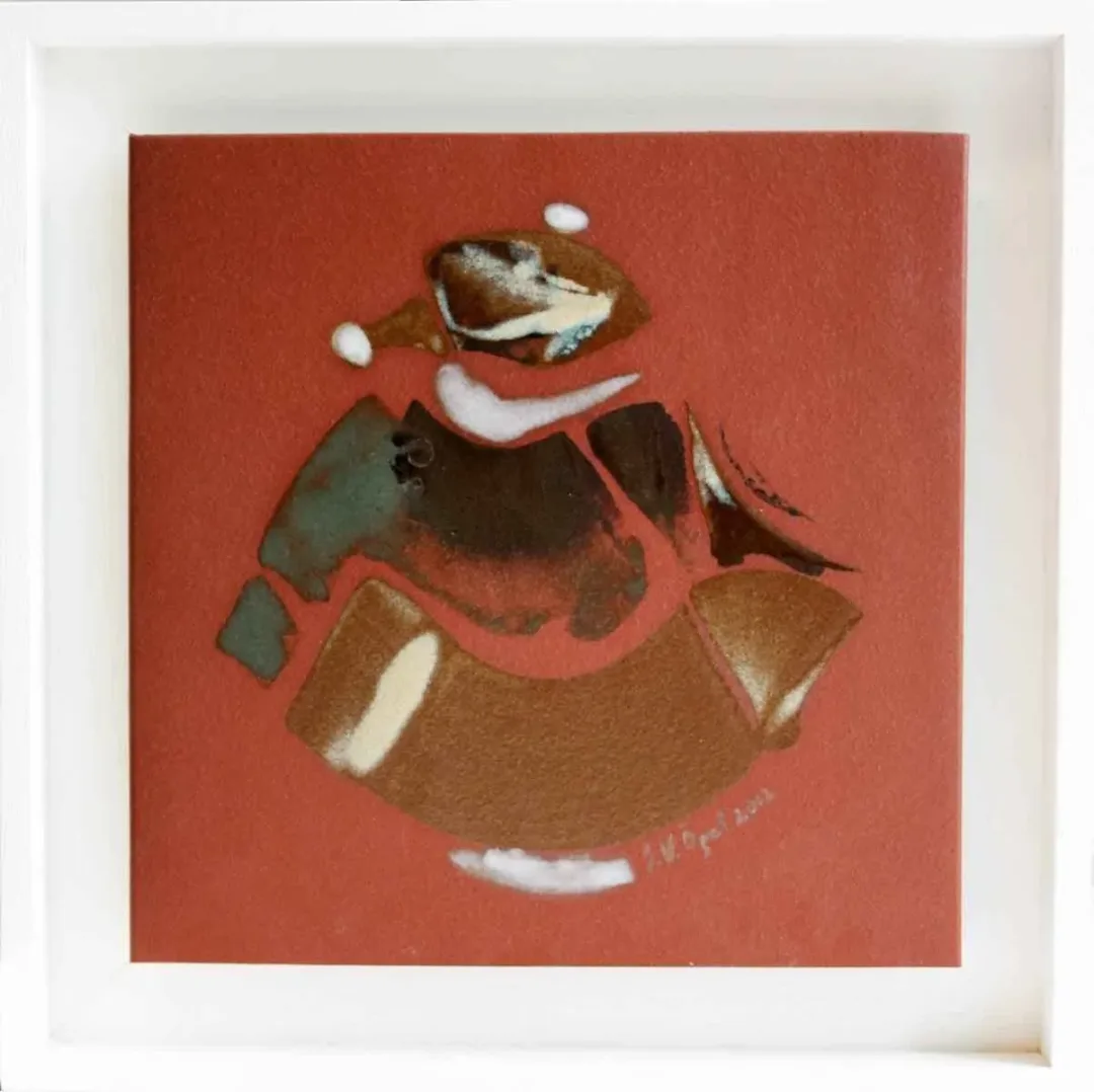 "isimsiz" eseri VEYSEL ÖZEL tarafından 2012 yılında 30x30 cm ölçülerinde Seramik tekniği ile yapılmıştır.