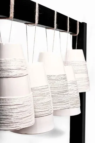 BETÜL DEMİR — “Sequence”, 2014 "Sequence" eseri BETÜL DEMİR tarafından 2014 yılında 140x170x40 cm ölçülerinde Seramik tekniği ile yapılmıştır.