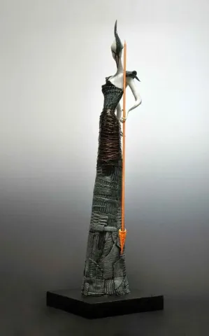 DENİZ ONUR ERMAN — “Turkuaz Savaşçı”, 2013 "Turkuaz Savaşçı" eseri DENİZ ONUR ERMAN tarafından 2013 yılında 150x120 cm ölçülerinde Seramik tekniği ile yapılmıştır.