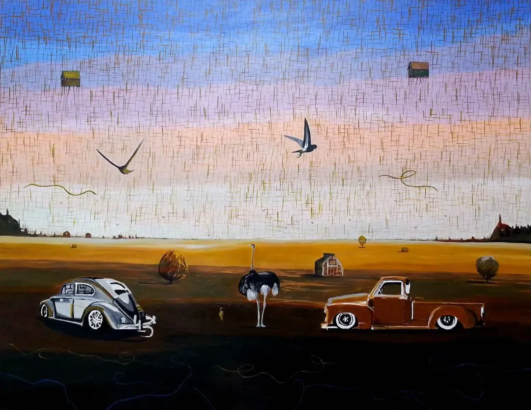 yakınlaştır "Düş 9" eseri HAKAN ADA tarafından 2014 yılında 116x144 cm ölçülerinde Tuval üzeri akrilik boya tekniği ile yapılmıştır.