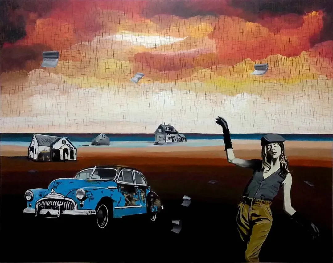 yakınlaştır "Düş 14" eseri HAKAN ADA tarafından 2014 yılında 150x190 cm ölçülerinde Tuval üzeri akrilik boya tekniği ile yapılmıştır.