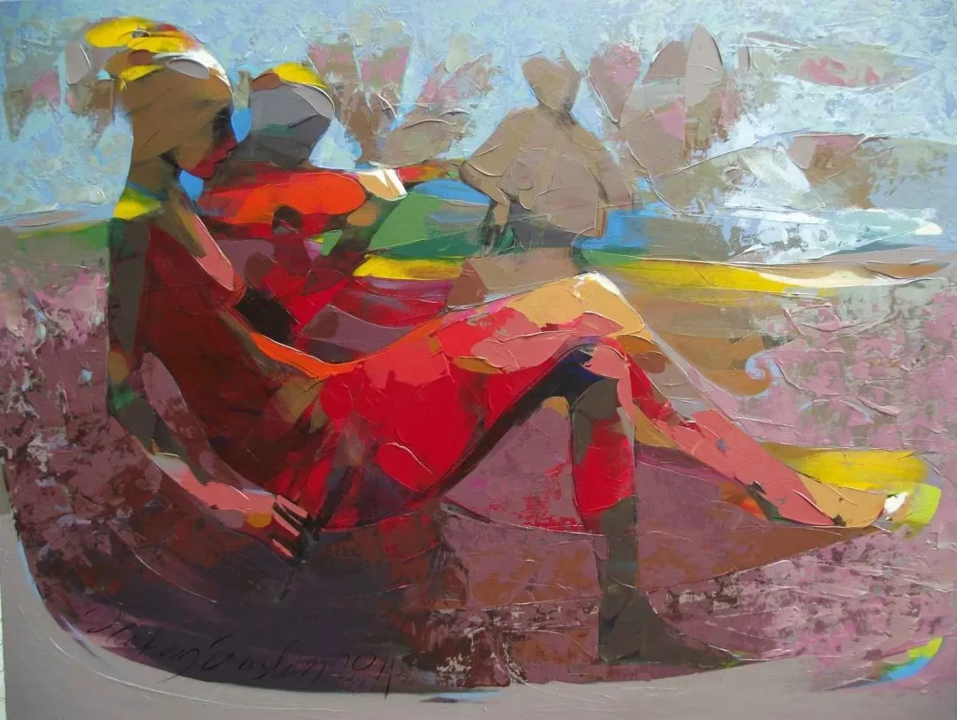 HAKAN ERASLAN — “isimsiz”, 2014 "isimsiz" eseri HAKAN ERASLAN tarafından 2014 yılında 90x120 cm ölçülerinde Tuval üzeri akrilik boya tekniği ile yapılmıştır.
