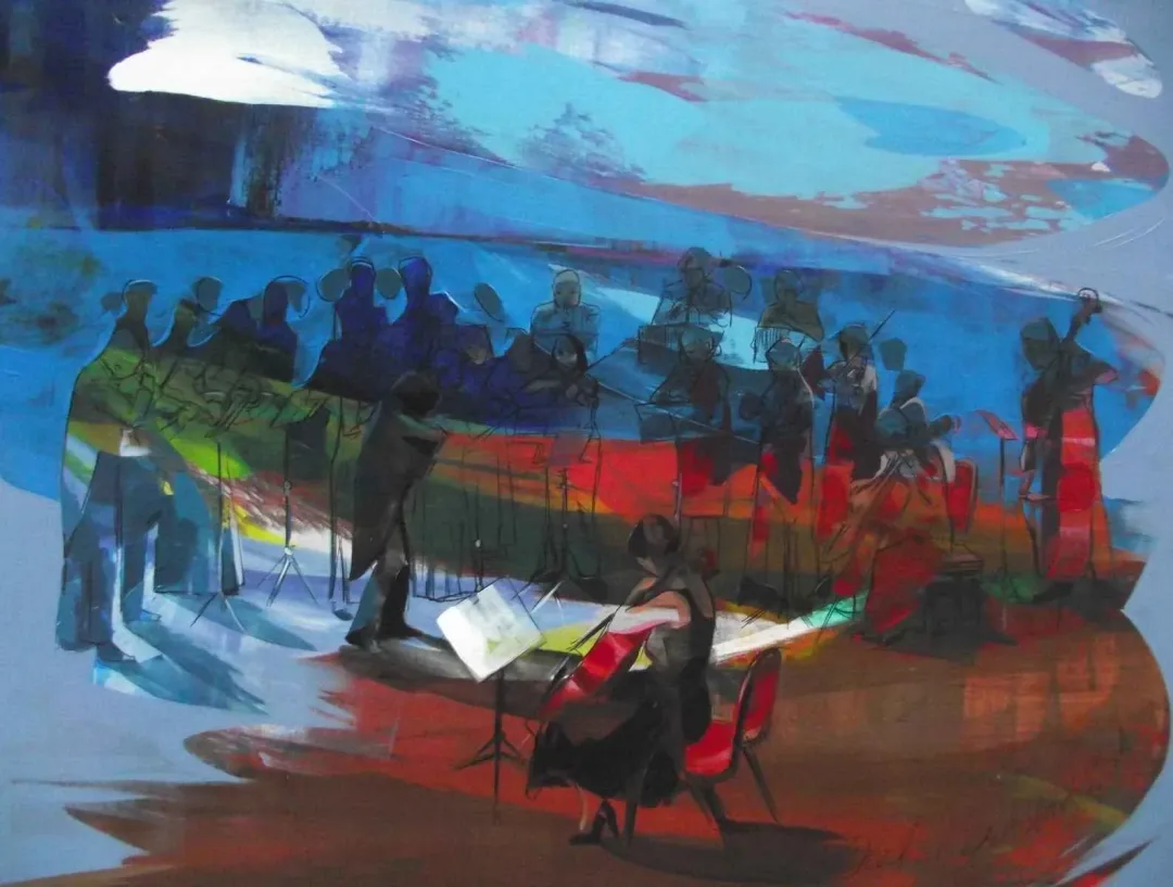 HAKAN ERASLAN — “isimsiz”, 2014 "isimsiz" eseri HAKAN ERASLAN tarafından 2014 yılında 90x120 cm ölçülerinde Tuval üzeri akrilik boya tekniği ile yapılmıştır.