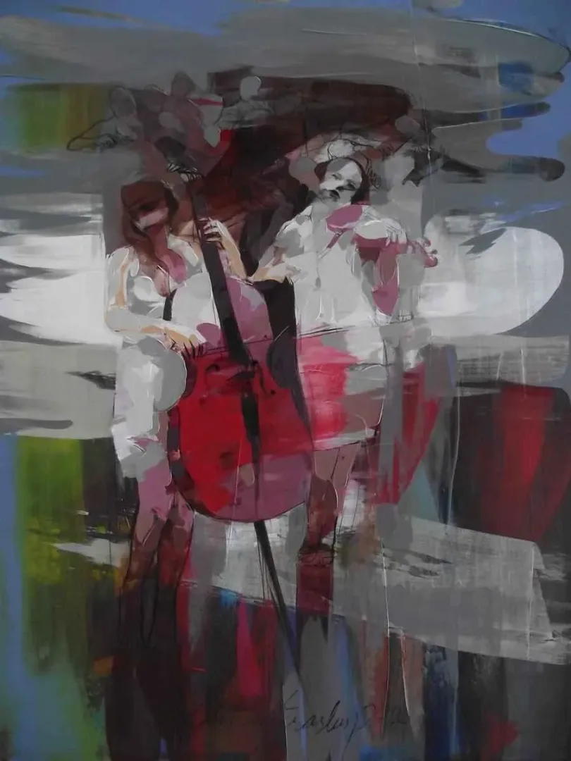 HAKAN ERASLAN — “isimsiz”, 2014 "isimsiz" eseri HAKAN ERASLAN tarafından 2014 yılında 120x90 cm ölçülerinde Tuval üzeri akrilik boya tekniği ile yapılmıştır.