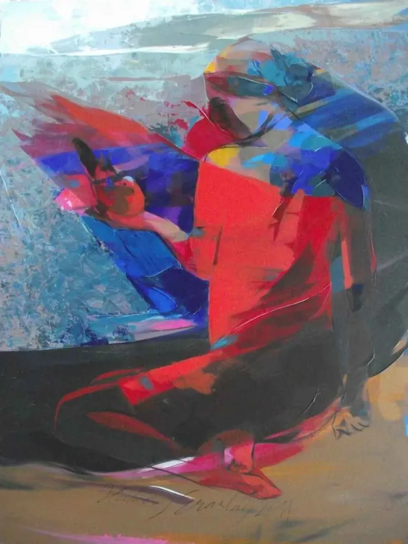 HAKAN ERASLAN — “isimsiz”, 2014 "isimsiz" eseri HAKAN ERASLAN tarafından 2014 yılında 120x90 cm ölçülerinde Tuval üzeri akrilik boya tekniği ile yapılmıştır.