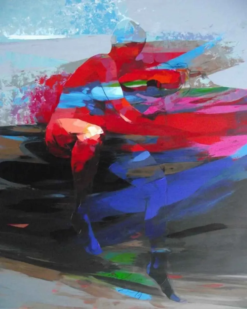 HAKAN ERASLAN — “isimsiz”, 2014 "isimsiz" eseri HAKAN ERASLAN tarafından 2014 yılında 150x126 cm ölçülerinde Tuval üzeri akrilik boya tekniği ile yapılmıştır.