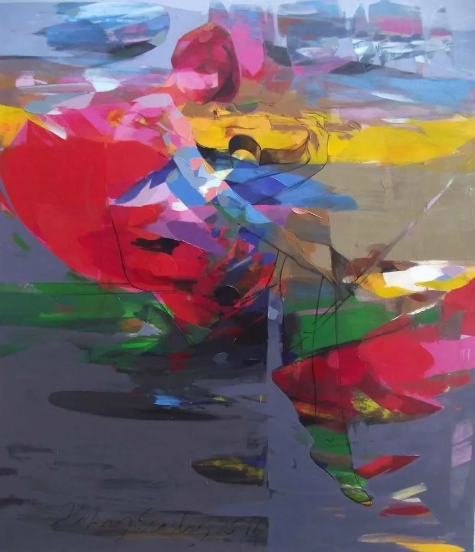 HAKAN ERASLAN — “isimsiz”, 2014 "isimsiz" eseri HAKAN ERASLAN tarafından 2014 yılında 150x126 cm ölçülerinde Tuval üzeri akrilik boya tekniği ile yapılmıştır.