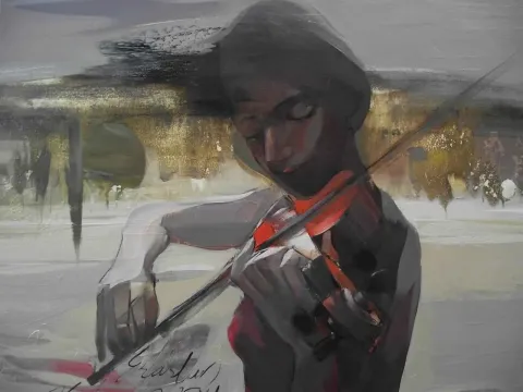 HAKAN ERASLAN — “isimsiz”, 2014 "isimsiz" eseri HAKAN ERASLAN tarafından 2014 yılında 33x41 cm ölçülerinde Tuval üzeri akrilik boya tekniği ile yapılmıştır.