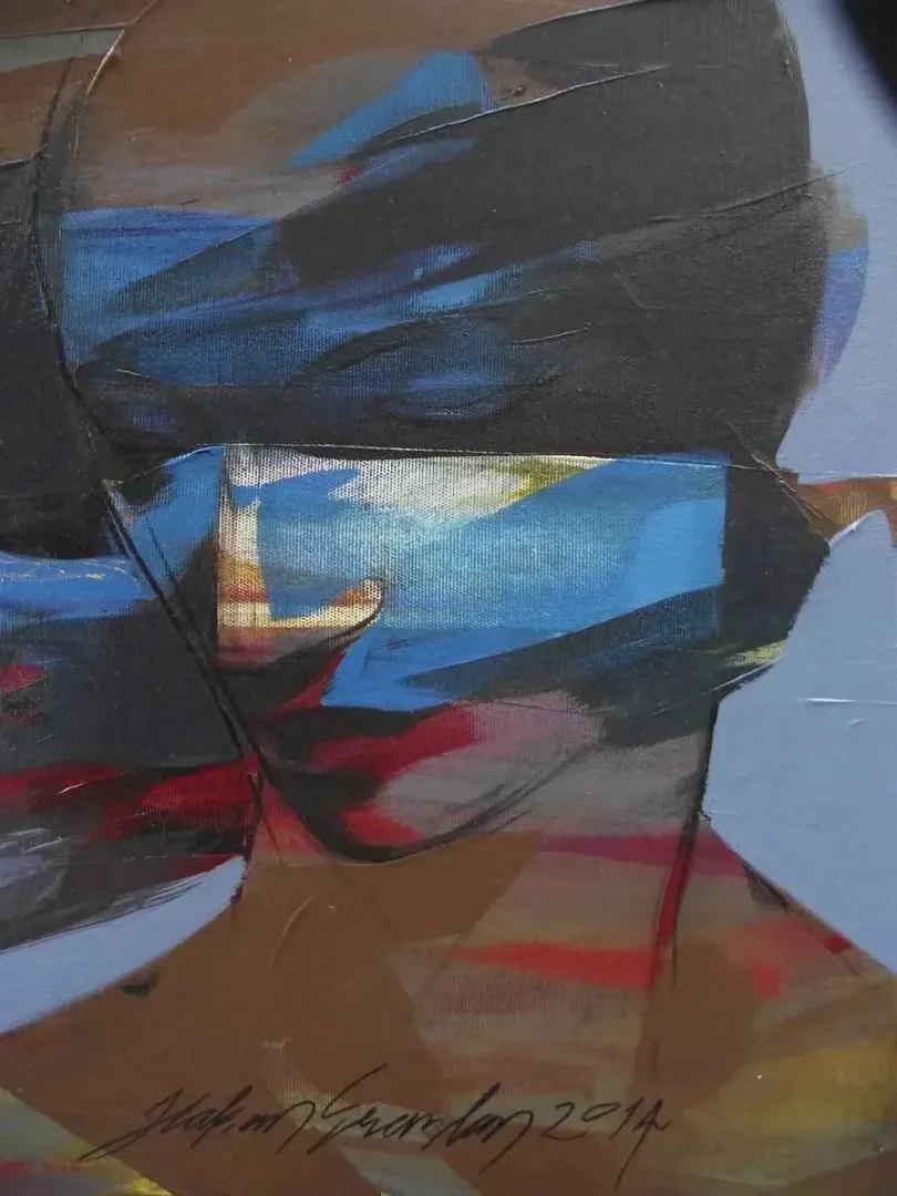 HAKAN ERASLAN — “isimsiz”, 2014 "isimsiz" eseri HAKAN ERASLAN tarafından 2014 yılında 41x33 cm ölçülerinde Tuval üzeri akrilik boya tekniği ile yapılmıştır.