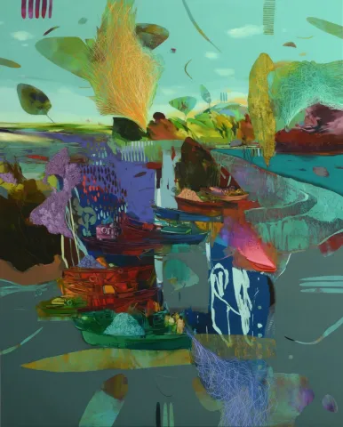HAKAN ESMER — “Heyyamola”, 2013 "Heyyamola" eseri HAKAN ESMER tarafından 2013 yılında 200x160 cm ölçülerinde Tuval üzeri yağlı boya tekniği ile yapılmıştır.