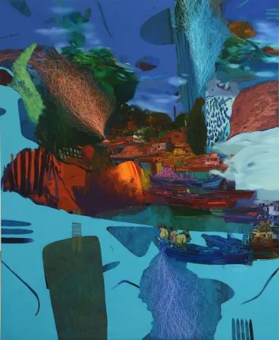 HAKAN ESMER — “Heyyamola”, 2013 "Heyyamola" eseri HAKAN ESMER tarafından 2013 yılında 200x160 cm ölçülerinde Tuval üzeri yağlı boya tekniği ile yapılmıştır.