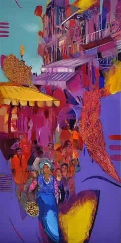"Cafeler" eseri HAKAN ESMER tarafından 2013 yılında 80x40 cm ölçülerinde Tuval üzeri yağlı boya tekniği ile yapılmıştır.