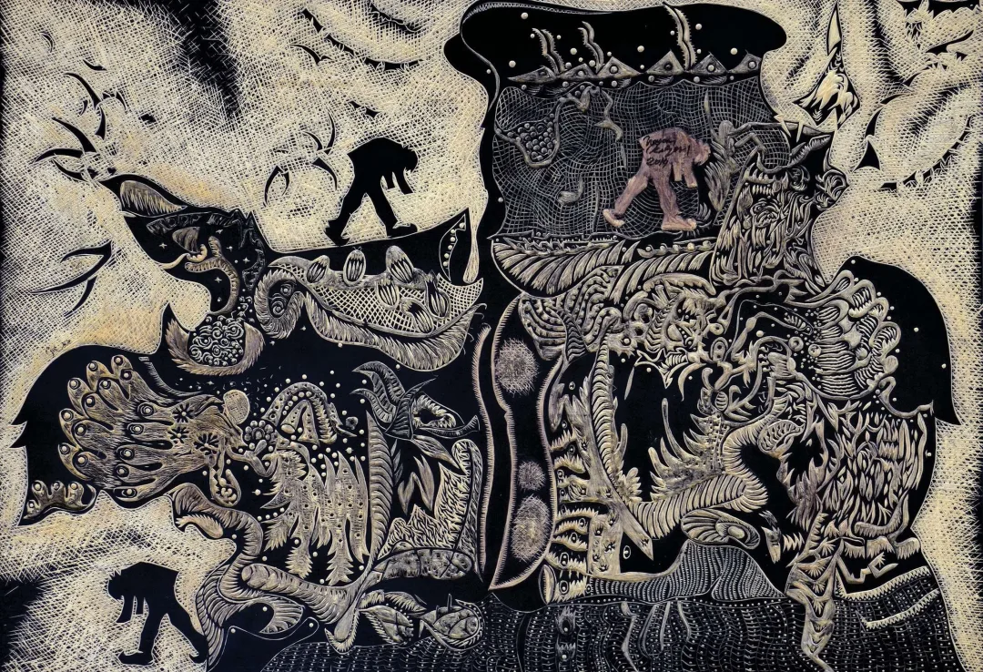 "Arayış VII , xian-" eseri HASAN KIRAN tarafından 2012 yılında 85x120 cm ölçülerinde Ana Kalıp tekniği ile yapılmıştır.