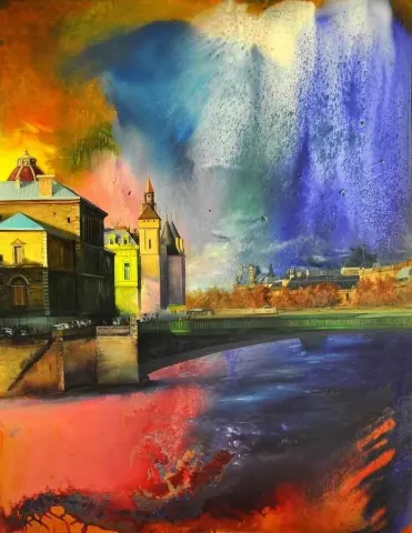 "isimsiz" eseri TURGUT AKARSU tarafından 2014 yılında 116x89 cm ölçülerinde Tuval üzeri yağlı boya tekniği ile yapılmıştır.