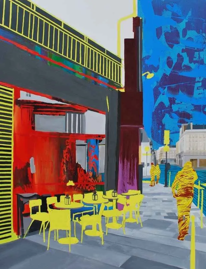 ARDA SELİM — “isimsiz”, 2014 "isimsiz" eseri ARDA SELİM tarafından 2014 yılında 116x89 cm ölçülerinde Tuval üzeri akrilik ve yağlı boya tekniği ile yapılmıştır.