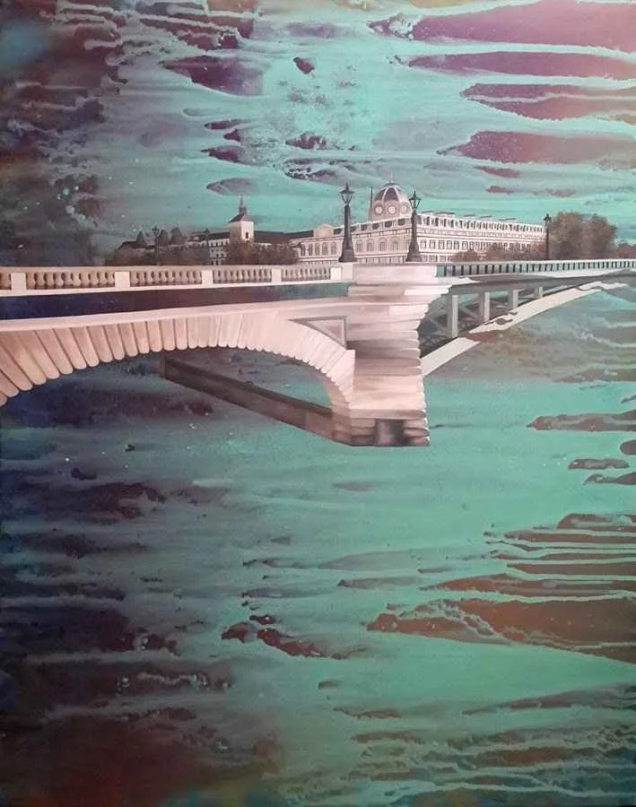 "isimsiz" eseri MEHMET YILDIRIM tarafından 2014 yılında 116x89 cm ölçülerinde Tuval üzeri akrilik boya tekniği ile yapılmıştır.