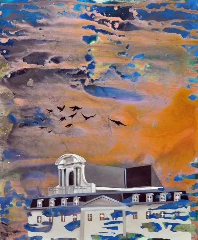 "isimsiz" eseri MEHMET YILDIRIM tarafından 2014 yılında 46x38 cm ölçülerinde Tuval üzeri akrilik boya tekniği ile yapılmıştır.