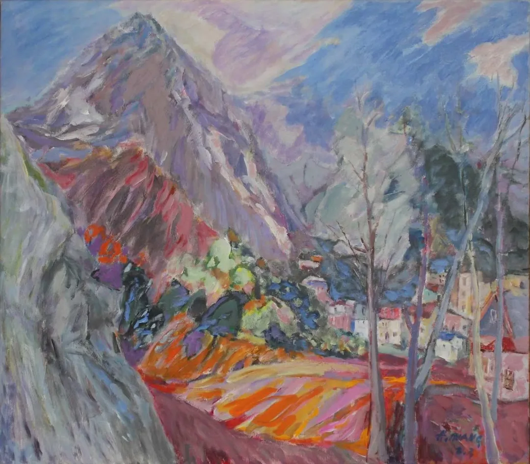 yakınlaştır "Amasya Taşova" eseri HAMZA İNANÇ tarafından 2003 yılında 69x79 cm ölçülerinde Tuval üzeri yağlı boya tekniği ile yapılmıştır.