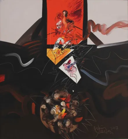 ENİS AKTAŞ — “İsimsiz”, 2007 "İsimsiz" eseri ENİS AKTAŞ tarafından 2007 yılında 90x85 cm ölçülerinde Tuval üzeri yağlı boya tekniği ile yapılmıştır.