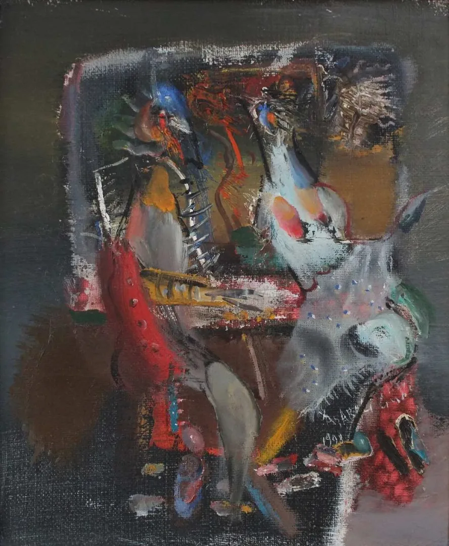 "İsimsiz" eseri YAŞAR ALİ GÜNEŞ tarafından 1999 yılında 62x50 cm ölçülerinde Tuval üzeri yağlı boya tekniği ile yapılmıştır.