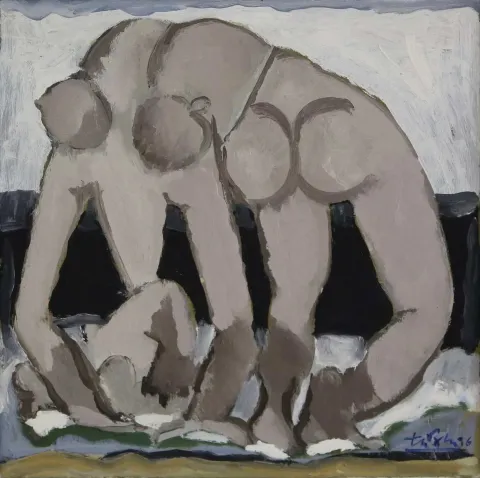 "Dans" eseri ADNAN TURANİ tarafından 1996 yılında 50x50 cm ölçülerinde Tuval üzeri yağlı boya tekniği ile yapılmıştır.