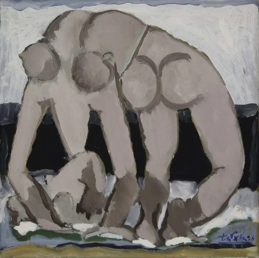 "Dans" eseri ADNAN TURANİ tarafından 1996 yılında 50x50 cm ölçülerinde Tuval üzeri yağlı boya tekniği ile yapılmıştır.