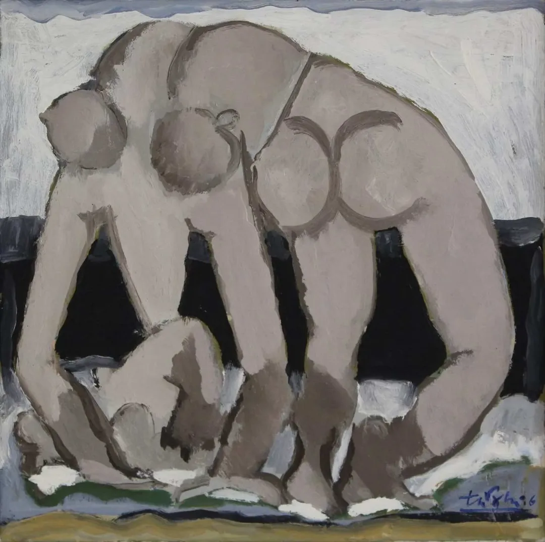 "Dans" eseri ADNAN TURANİ tarafından 1996 yılında 50x50 cm ölçülerinde Tuval üzeri yağlı boya tekniği ile yapılmıştır.
