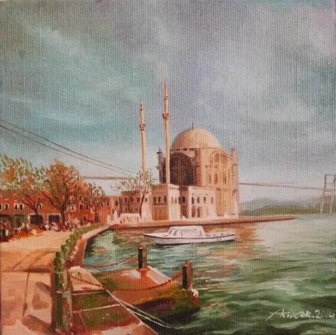 ADEM KİPÇAK — 2014 Bu eser ADEM KİPÇAK tarafından 2014 yılında 20x20 cm ölçülerinde Tuval üzeri yağlı boya tekniği ile yapılmıştır.