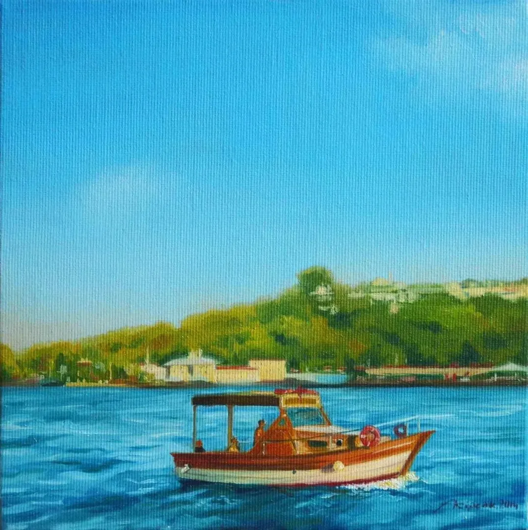 "İsimsiz" eseri ADEM KİPÇAK tarafından 2014 yılında 20x20 cm ölçülerinde Tuval üzeri yağlı boya tekniği ile yapılmıştır.