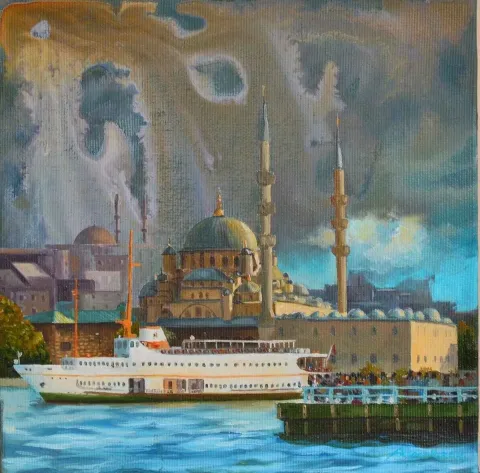 ADEM KİPÇAK — 2014 Bu eser ADEM KİPÇAK tarafından 2014 yılında 20x20 cm ölçülerinde Tuval üzeri yağlı boya tekniği ile yapılmıştır.
