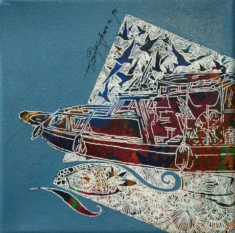 ENGİN KORKMAZ — 2014 Bu eser ENGİN KORKMAZ tarafından 2014 yılında 20x20 cm ölçülerinde Tuval üzeri akrilik boya tekniği ile yapılmıştır.