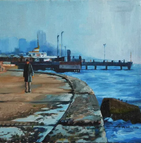 ADEM KİPÇAK — 2014 Bu eser ADEM KİPÇAK tarafından 2014 yılında 20x20 cm ölçülerinde Tuval üzeri yağlı boya tekniği ile yapılmıştır.