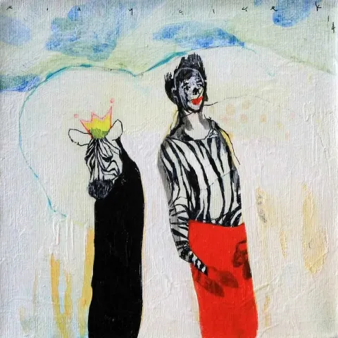 ERCAN AYÇİÇEK — 2014 Bu eser ERCAN AYÇİÇEK tarafından 2014 yılında 20x20 cm ölçülerinde Tuval üzeri akrilik boya tekniği ile yapılmıştır.