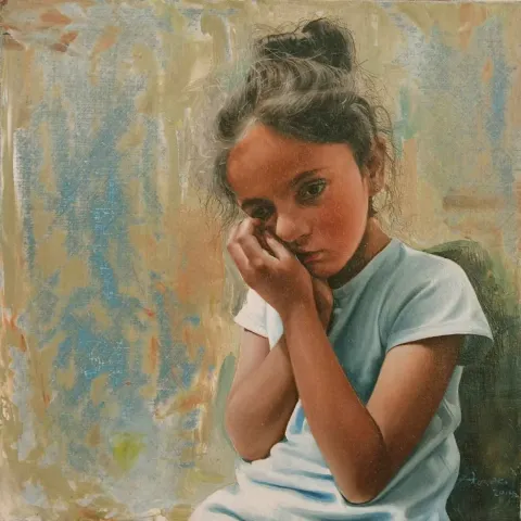 ADEM KİPÇAK — 2014 Bu eser ADEM KİPÇAK tarafından 2014 yılında 20x20 cm ölçülerinde Tuval üzeri yağlı boya tekniği ile yapılmıştır.