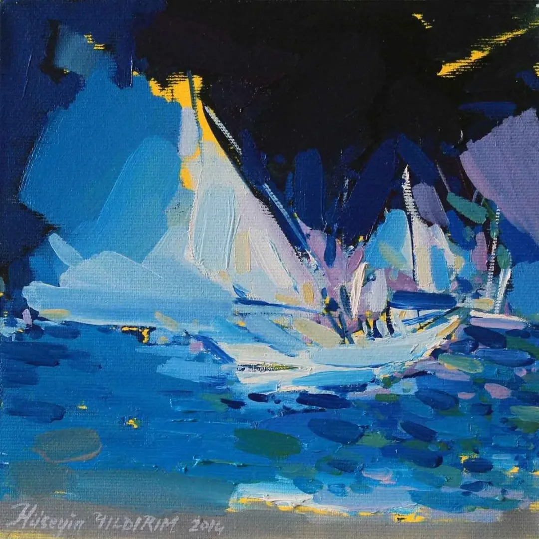 "İsimsiz" eseri HÜSEYİN YILDIRIM tarafından 2014 yılında 20x20 cm ölçülerinde Tuval üzeri yağlı boya tekniği ile yapılmıştır.