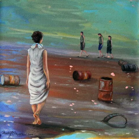 MEHMET AKİF ORÇAN — 2014 Bu eser MEHMET AKİF ORÇAN tarafından 2014 yılında 20x20 cm ölçülerinde Tuval üzeri yağlı boya tekniği ile yapılmıştır.