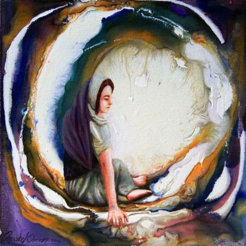 MEHMET AKİF ORÇAN — 2014 Bu eser MEHMET AKİF ORÇAN tarafından 2014 yılında 20x20 cm ölçülerinde Tuval üzeri yağlı boya tekniği ile yapılmıştır.
