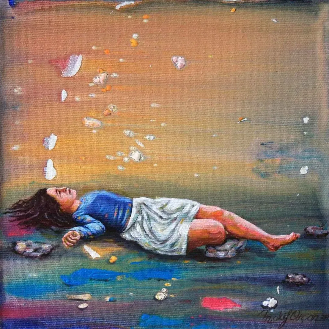 Bu eser MEHMET AKİF ORÇAN tarafından 2014 yılında 20x20 cm ölçülerinde Tuval üzeri yağlı boya tekniği ile yapılmıştır.