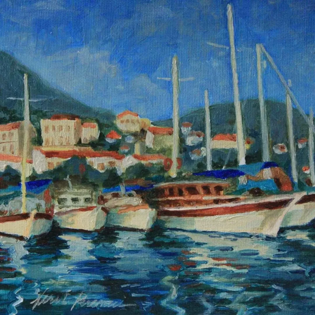 Bu eser MEHMET FERİT PEREMECİ tarafından 2014 yılında 20x20 cm ölçülerinde Tuval üzeri yağlı boya tekniği ile yapılmıştır.