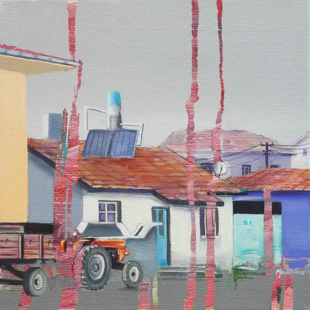 Bu eser MEVLÜT AKAR tarafından 2014 yılında 20x20 cm ölçülerinde Tuval üzeri akrilik boya tekniği ile yapılmıştır.