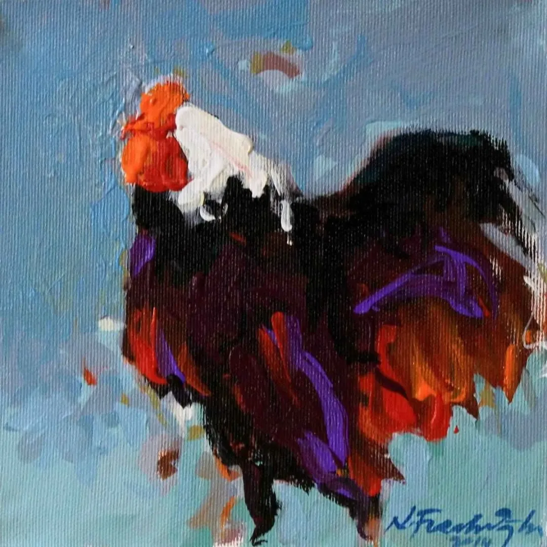 Bu eser NECATİ SEYDİ FERAHOĞLU tarafından 2014 yılında 20x20 cm ölçülerinde Tuval üzeri yağlı boya tekniği ile yapılmıştır.