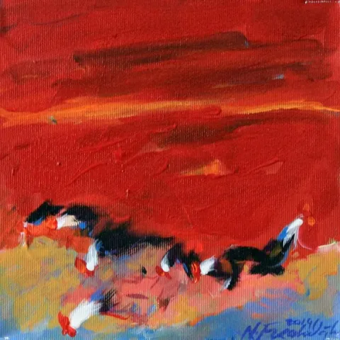 NECATİ SEYDİ FERAHOĞLU — 2014 Bu eser NECATİ SEYDİ FERAHOĞLU tarafından 2014 yılında 20x20 cm ölçülerinde Tuval üzeri yağlı boya tekniği ile yapılmıştır.