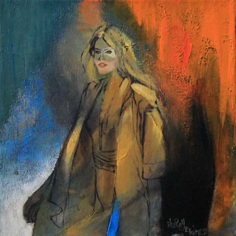 NURAY TÜMER — 2014 Bu eser NURAY TÜMER tarafından 2014 yılında 20x20 cm ölçülerinde Tuval üzeri yağlı boya tekniği ile yapılmıştır.