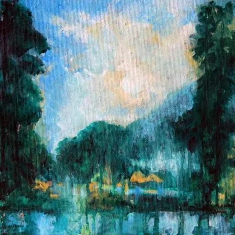 NURHİLAL HARSA — 2014 Bu eser NURHİLAL HARSA tarafından 2014 yılında 20x20 cm ölçülerinde Tuval üzeri yağlı boya tekniği ile yapılmıştır.