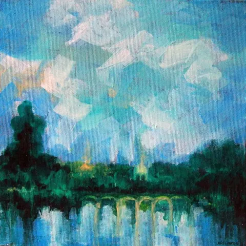 NURHİLAL HARSA — 2014 Bu eser NURHİLAL HARSA tarafından 2014 yılında 20x20 cm ölçülerinde Tuval üzeri yağlı boya tekniği ile yapılmıştır.
